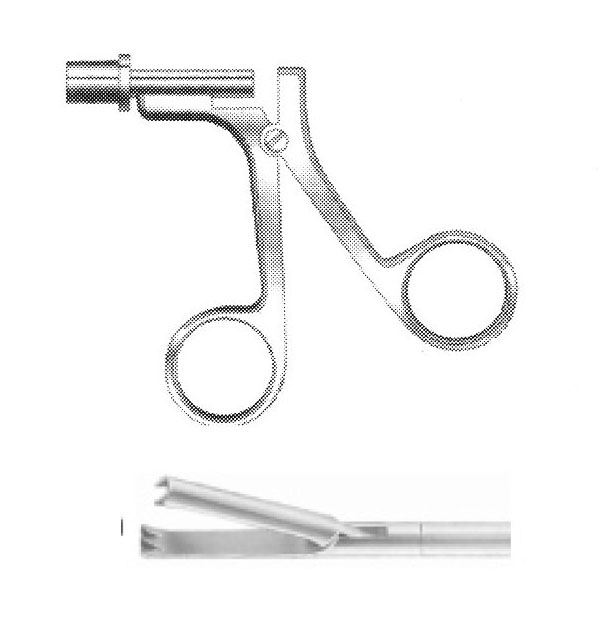 KISKAÇ AĞIZLI FORSEPS ÇAP  10 MM